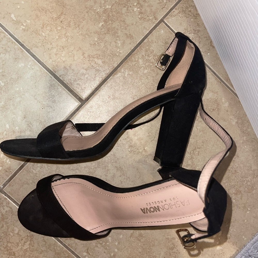 Black heels